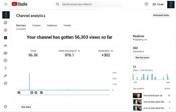 The LOFT Podcast YouTube Analytics Results